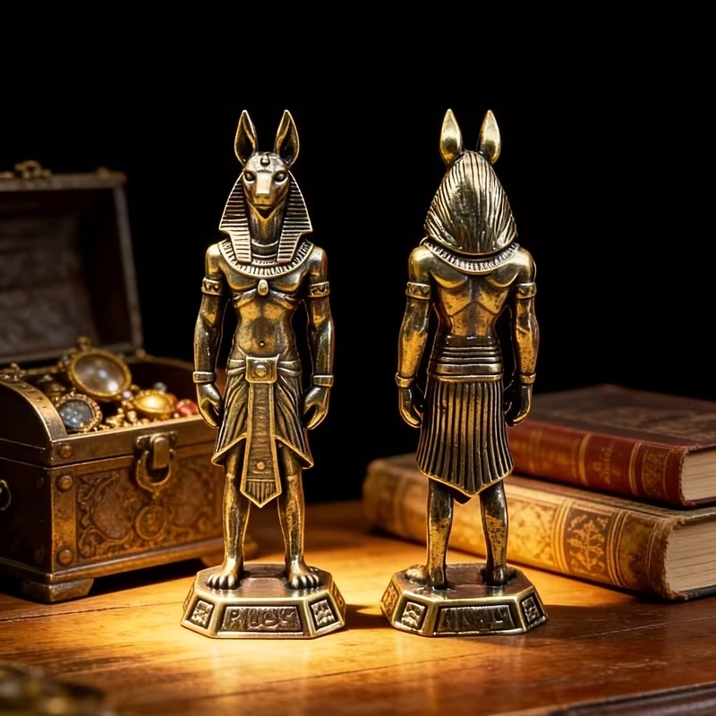 Мініатюрна статуетка “Anubis” вінтажний єгипетський декор