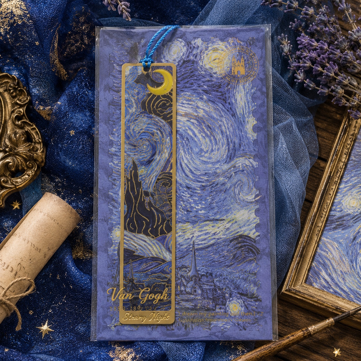 Металева закладка «Van Gogh Collection» Зоряна ніч