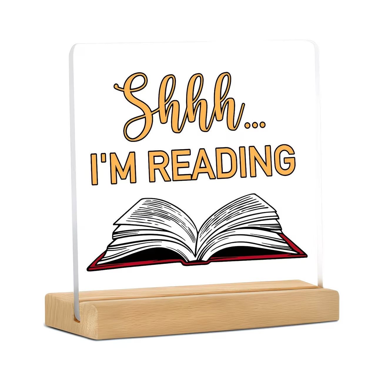 Настільний декор «Shhh… I'm reading»