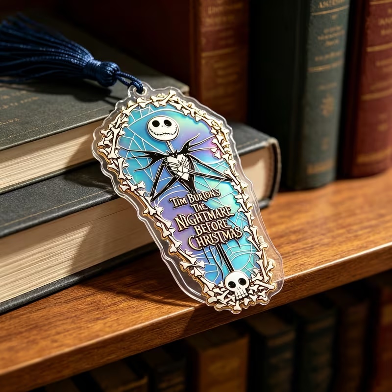 Акрилова закладка “Джек Скеллінгтон” gothic bookmark для книг