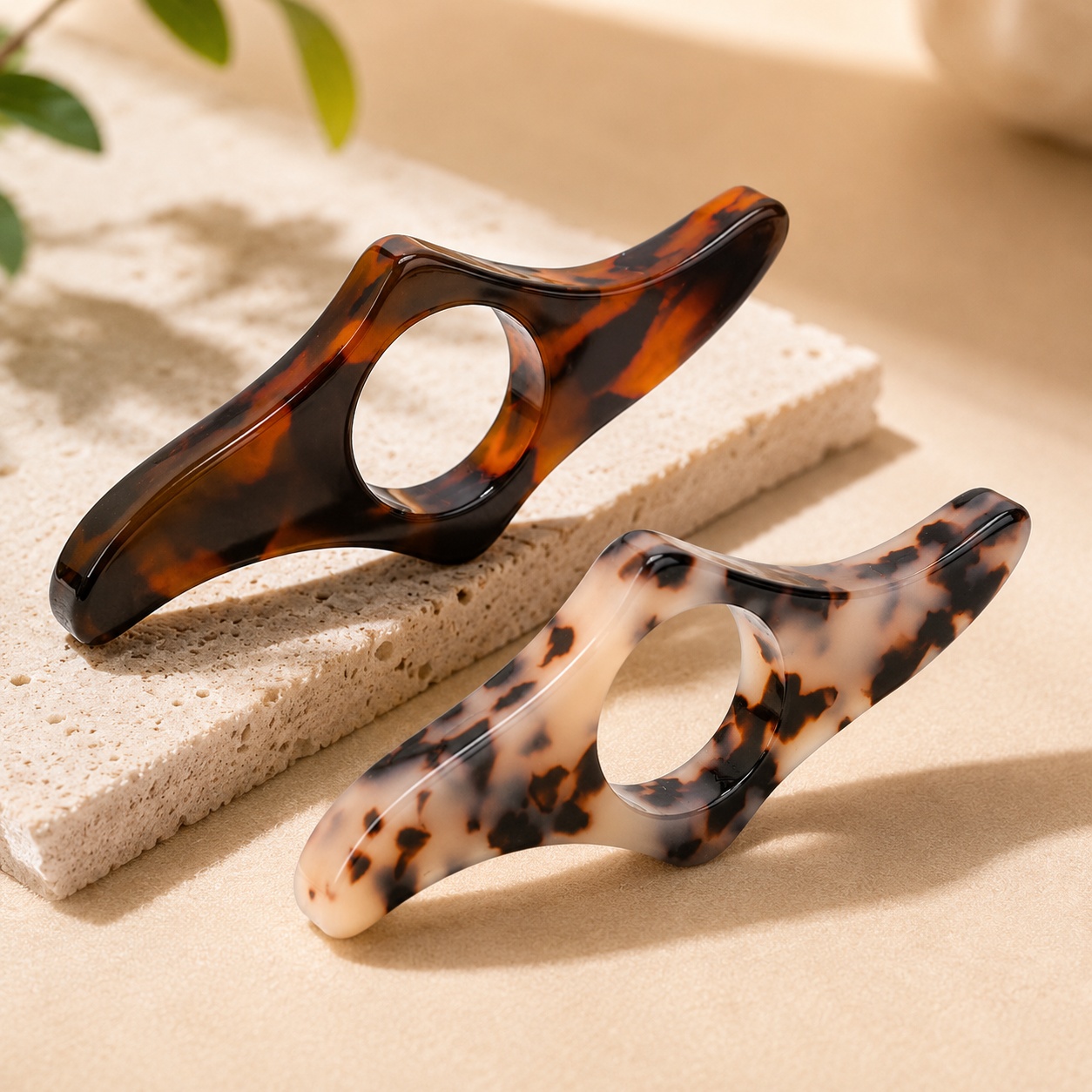 Тримач для сторінок книги з ефектом черепахового панцира resin page holder aesthetic