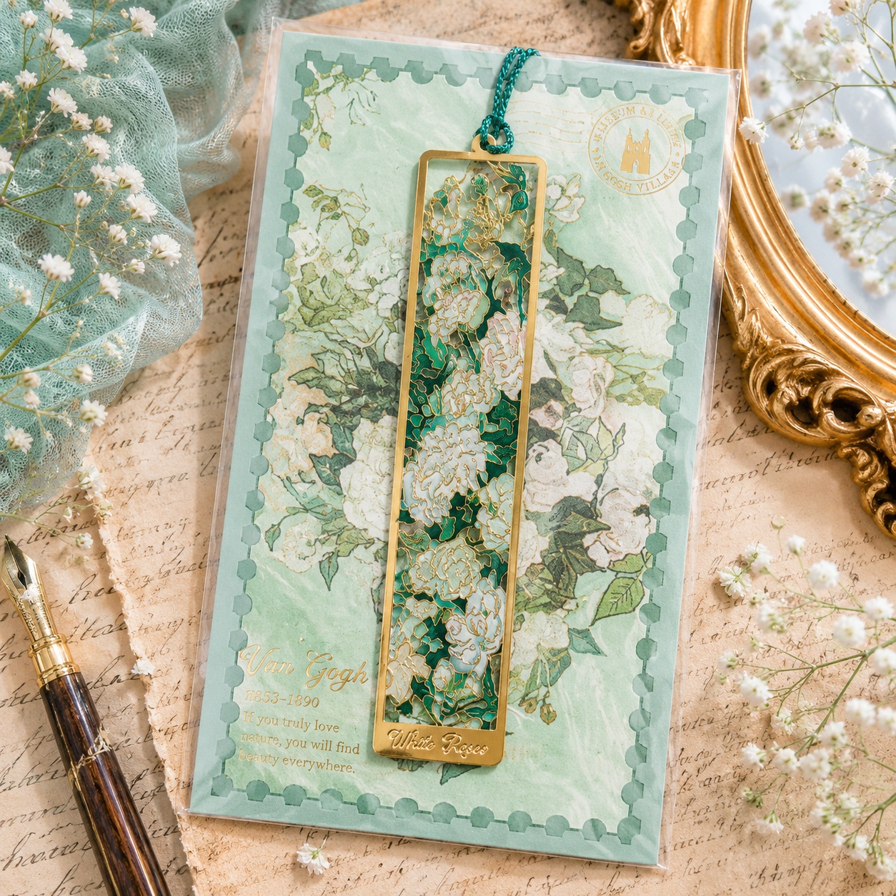 Металева закладка «Van Gogh Collection» Цвітіння мигдалю