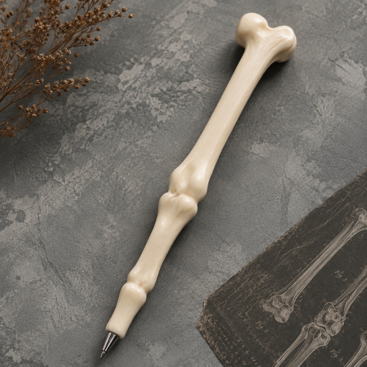 Кулькова ручка «Bone Pen» у формі кістки анатомічна декоративна