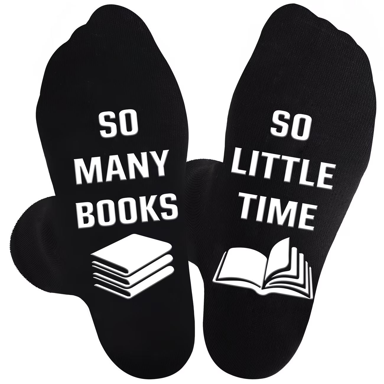 Пара шкарпеток So little time so many books — універсальний розмір