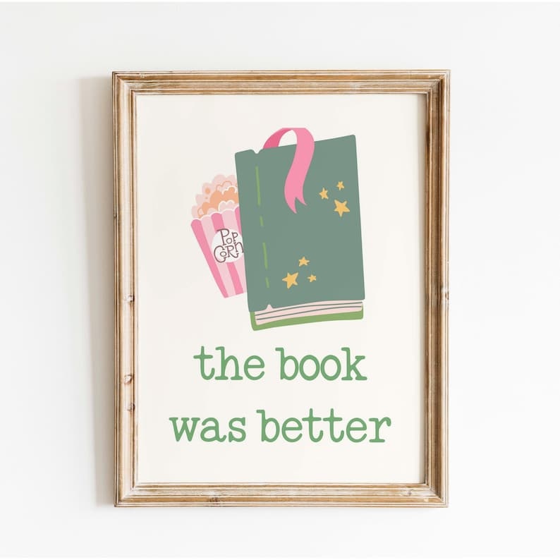 Постер - "The book was better"