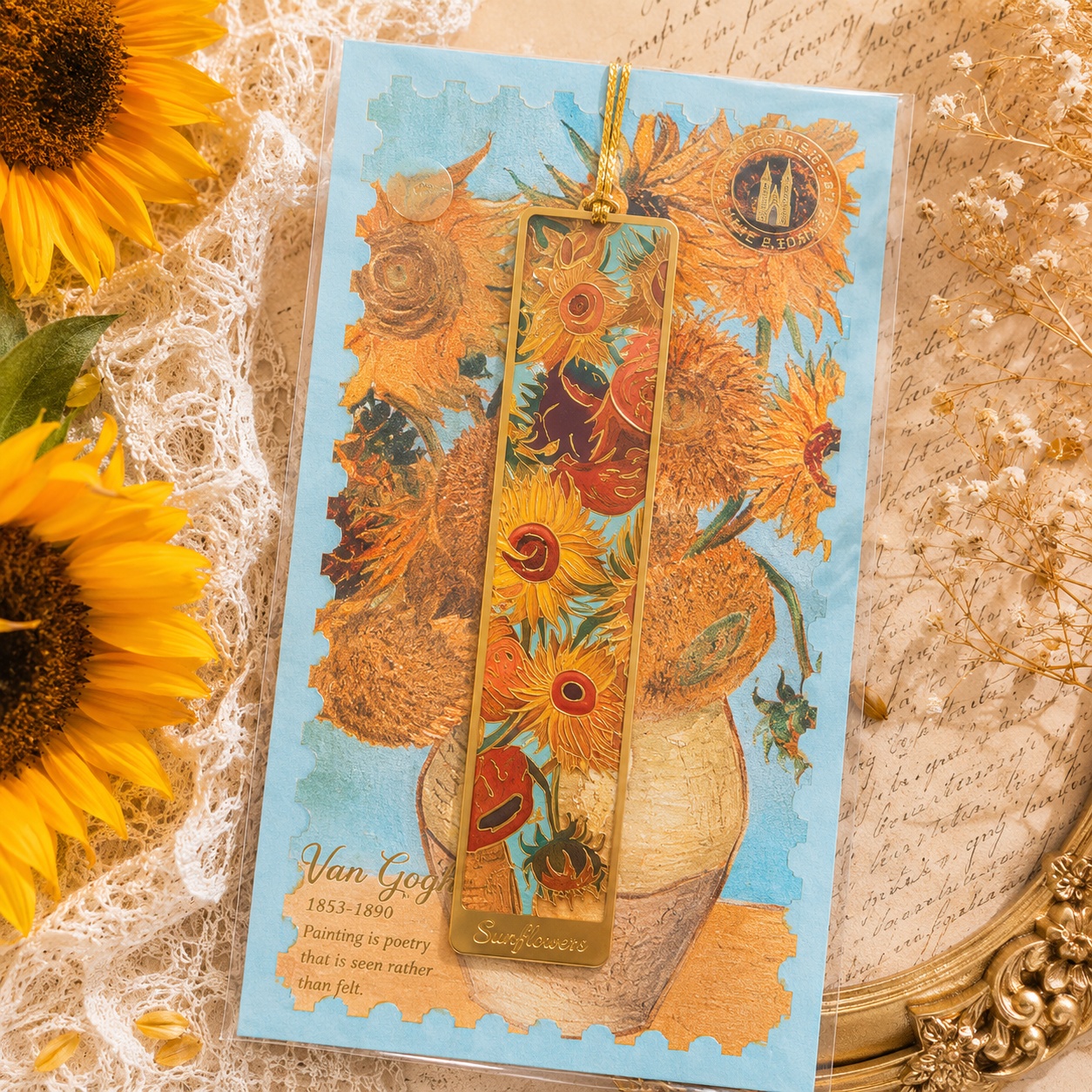 Металева закладка «Van Gogh Collection» Соняшники