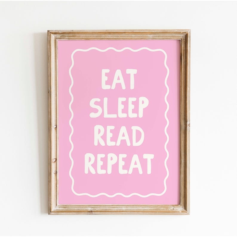 Постер - "EAT SLEAP READ REPEAT"