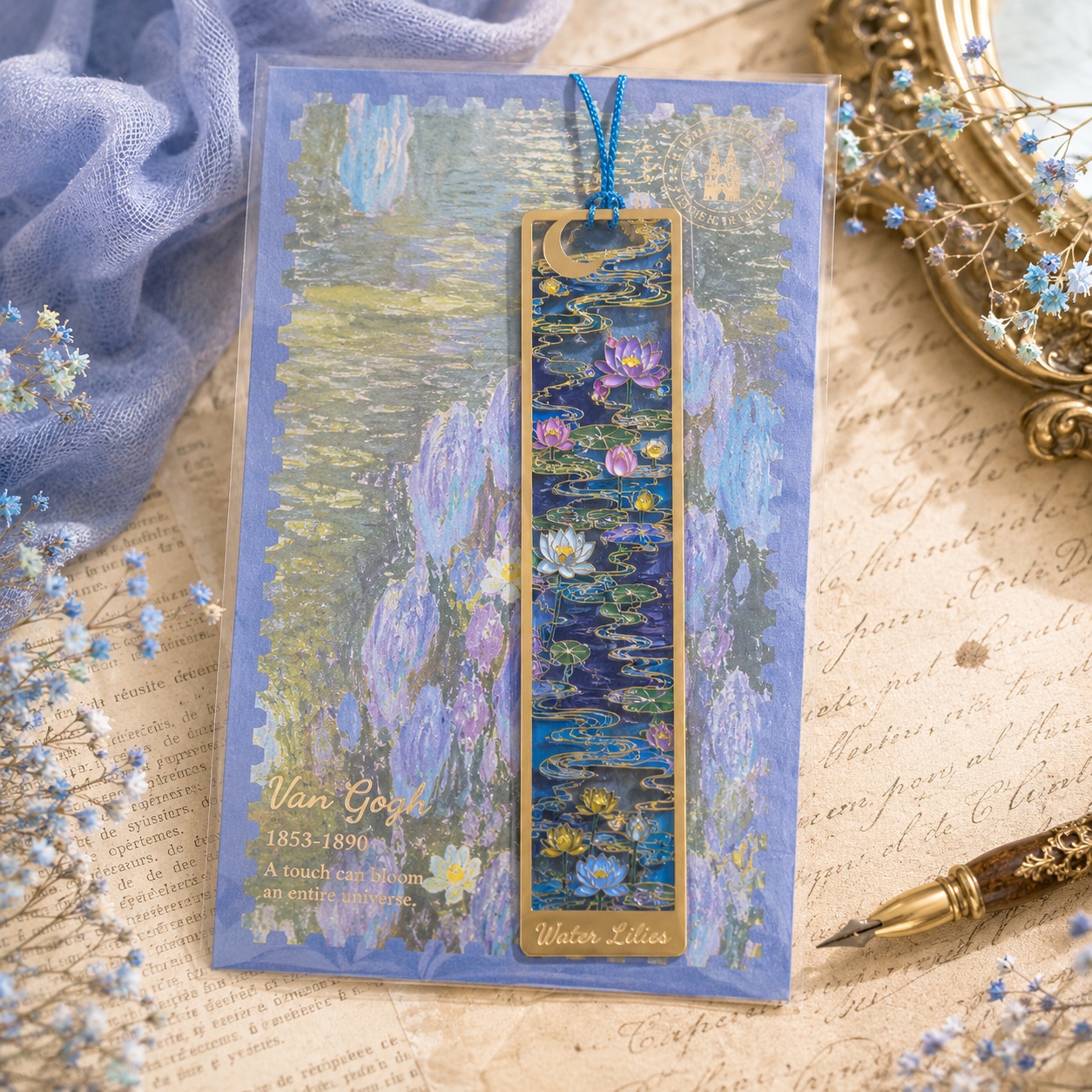 Металева закладка «Van Gogh Collection» Латаття
