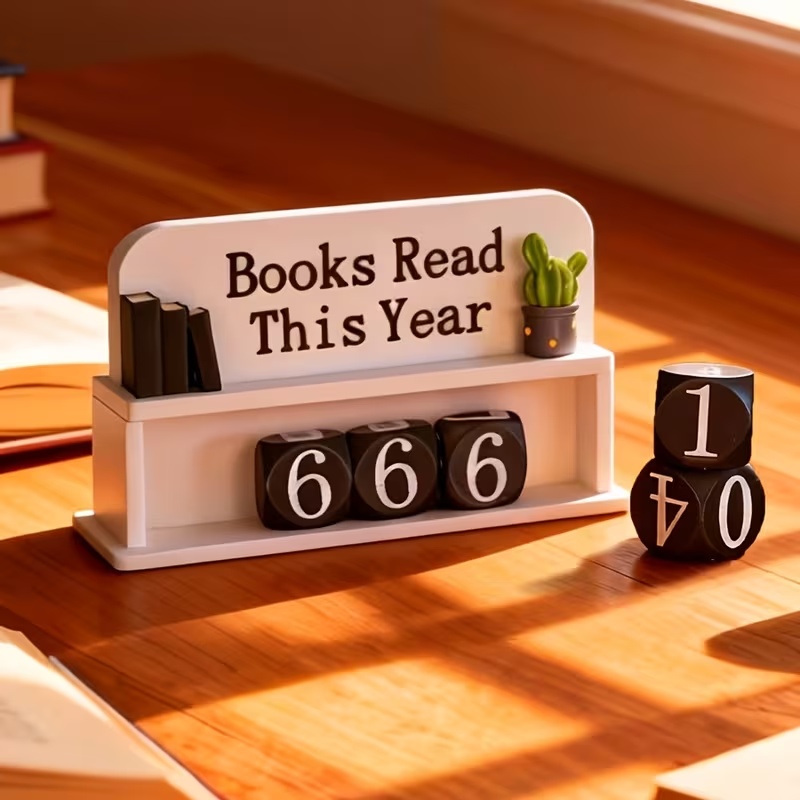 Трекер прочитаних книг “Books Read This Year” декоративний лічильник