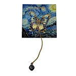 Закладка «Метелик» з ланцюжком - синя