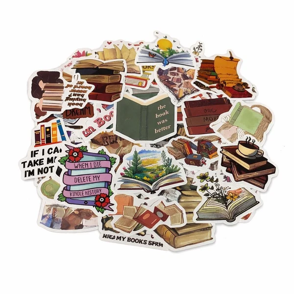 Наліпки для читачів — aesthetic набір (60 шт.) (60 шт.)