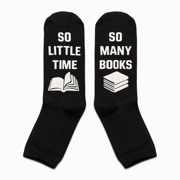 Пара шкарпеток So little time so many books — універсальний розмір