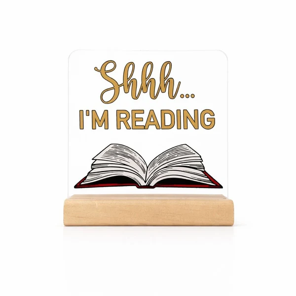 Настільний декор «Shhh… I'm reading»