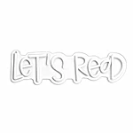 Світлодіодний неоновий знак - "LET'S READ"
